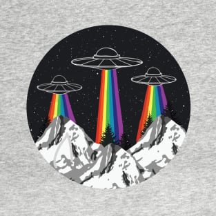 Rainbow Ufo T-Shirt